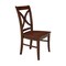 International Concepts Set of 2 Salerno Chairs, with Wood Seats, Espresso C581-14P - alternate 10